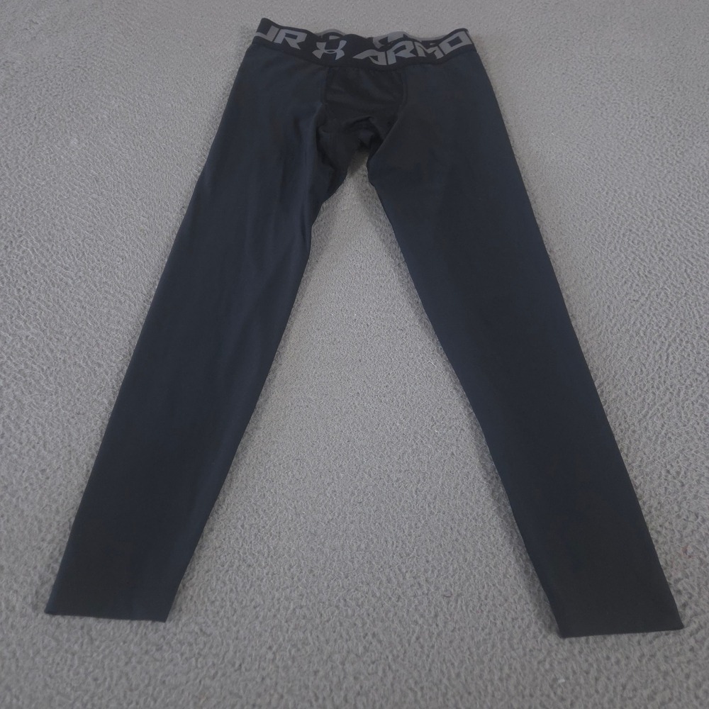 Under Armour Pants Mens Large Black HeatGear Compression Leggings Performance